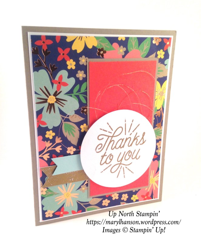 Affectionately Yours Tin of Cards Copper Embossing Up North Stampin