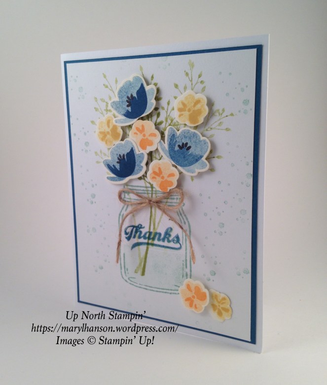Jar of Love Thanks Dapper Denim Up North Stampin' Stampin Up