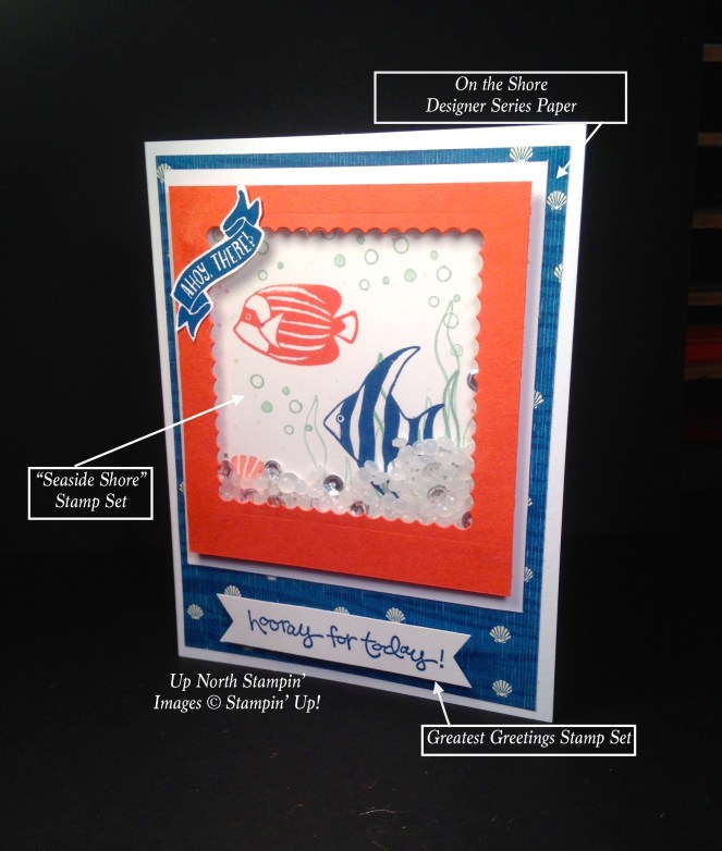 Up North Stampin' Dapper Denim Calypso Season Shore