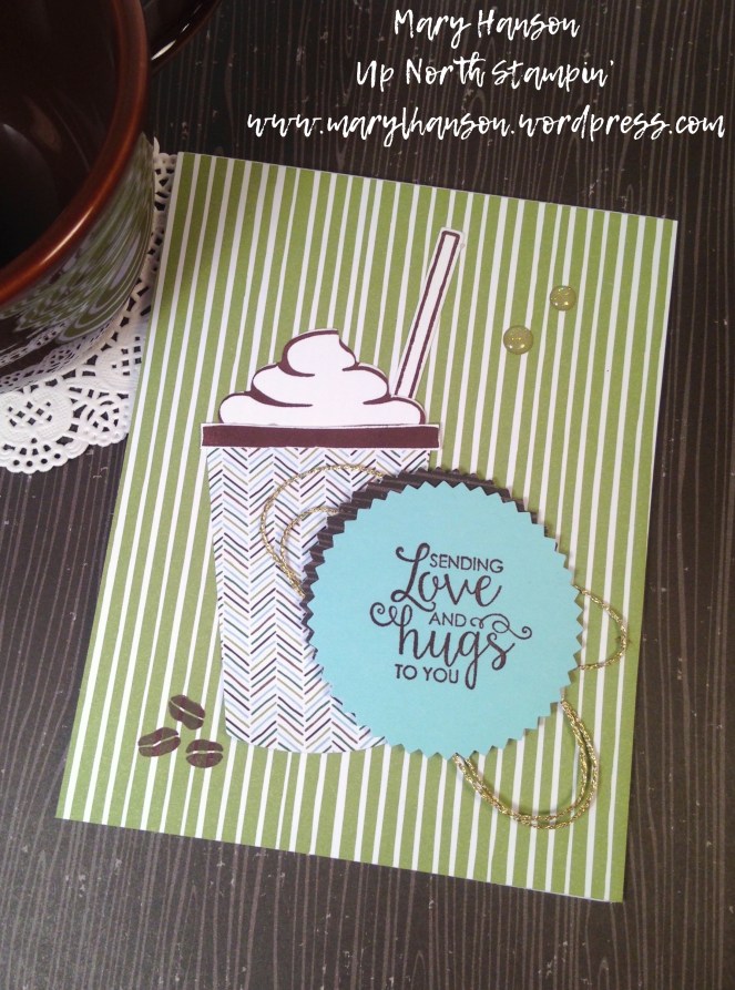 Flat sending love and coffee