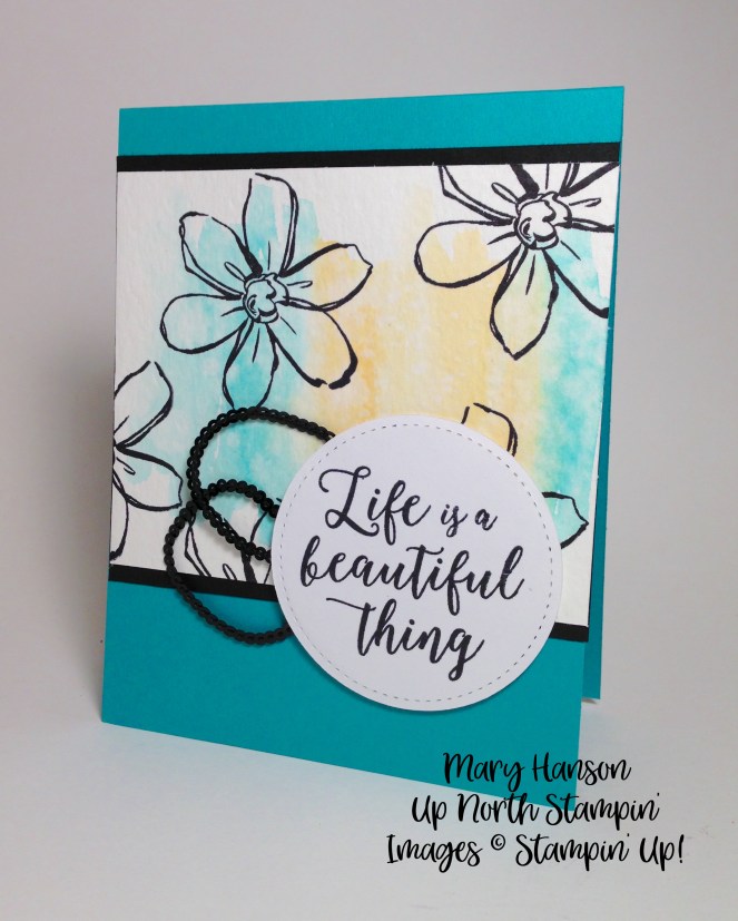 Garden in Bloom Bermuda Bay Peach Mary Hanson Up North Stampin'