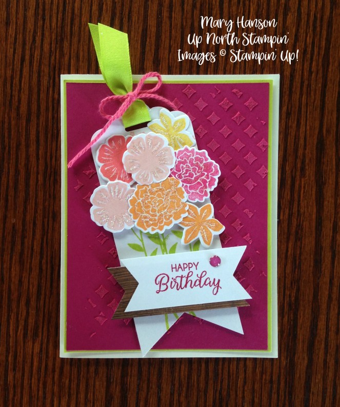 Final Stampin' Up! Beautiful Bouquet Embossing Paste Ideas - Mary Hanson, Up North Stampin' Stampinup