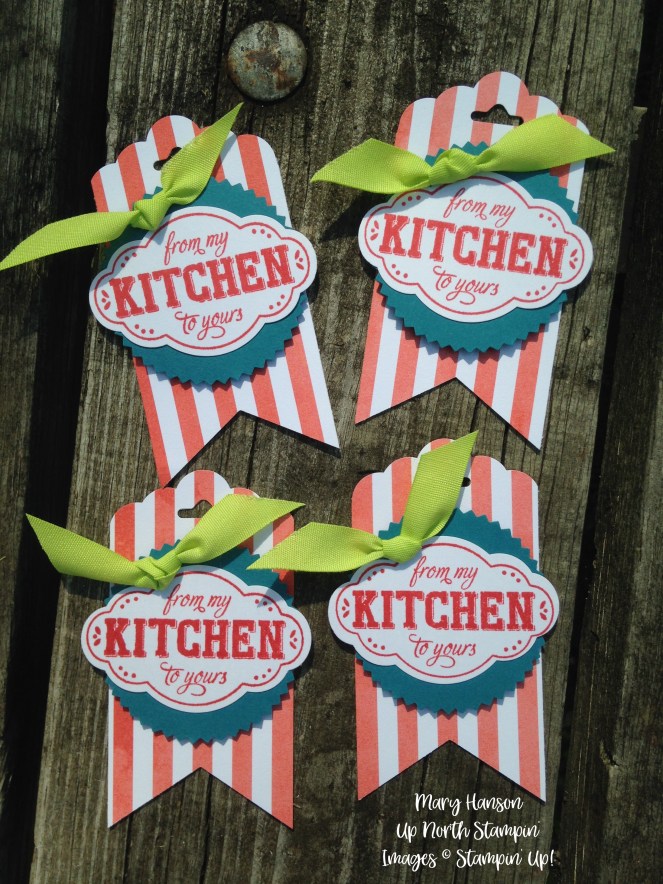 Label me Pretty Pacific Point Watermelon Wonder Mary Hanson Up North Stampin'