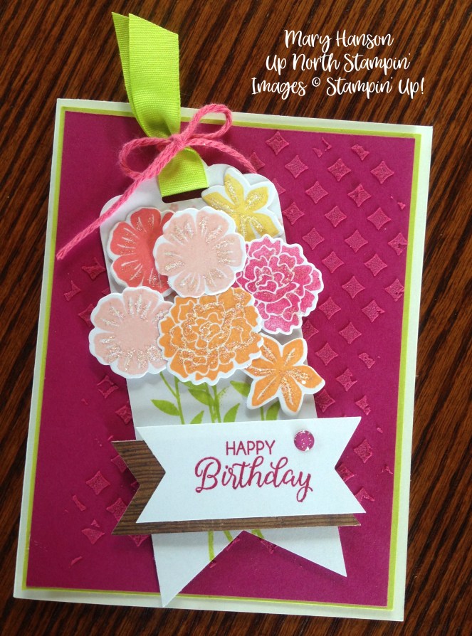 Stampin' Up! Beautiful Bouquet Bundle Embossing Paste Ideas - Mary Hanson, Up North Stampin' Stampinup