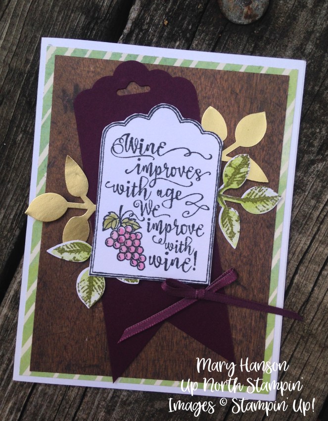 Stampin' Up! Half Full - Holiday Catalog - Gold Foil - Painted Harvest - Leaf Punch - Up North Stampin' - Stampinup