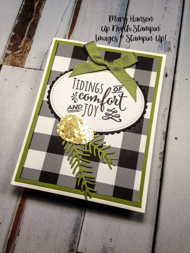 Christmas Pines - Stitched Shapes Framelits - Mary Hanson - Up North Stampin' - Stampin' Up!