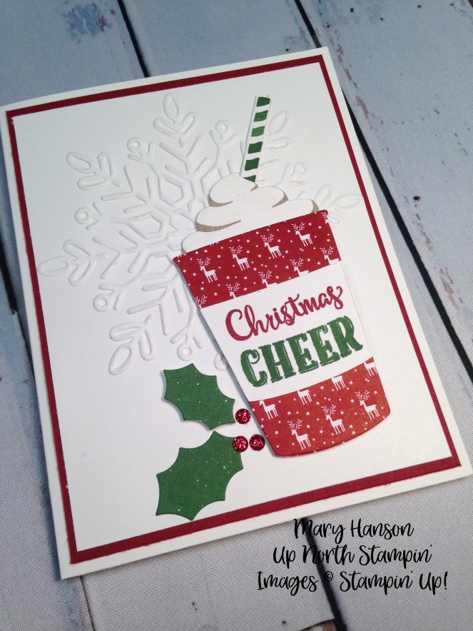 Merry Cafe - Winter Wonder Textured Impressions Embossing Folder - Mary Hanson - Up North Stampin'