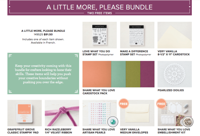 A Little More, Please THE