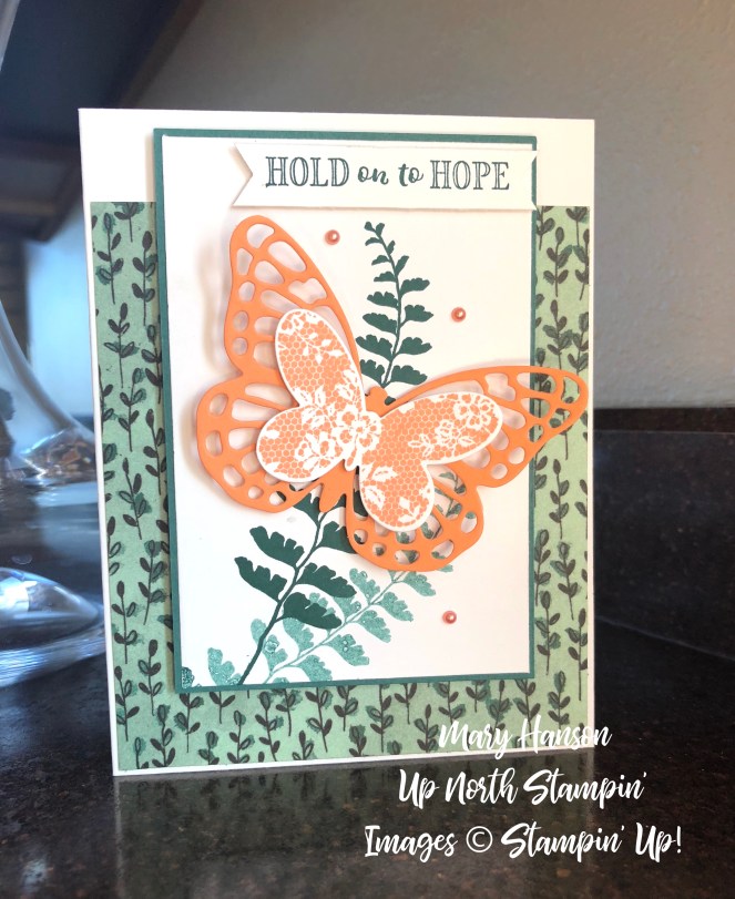 Butterfly Basics - Table View - Hold on to Hope - Share What you Love - Mary Hanson - Up North Stampin'