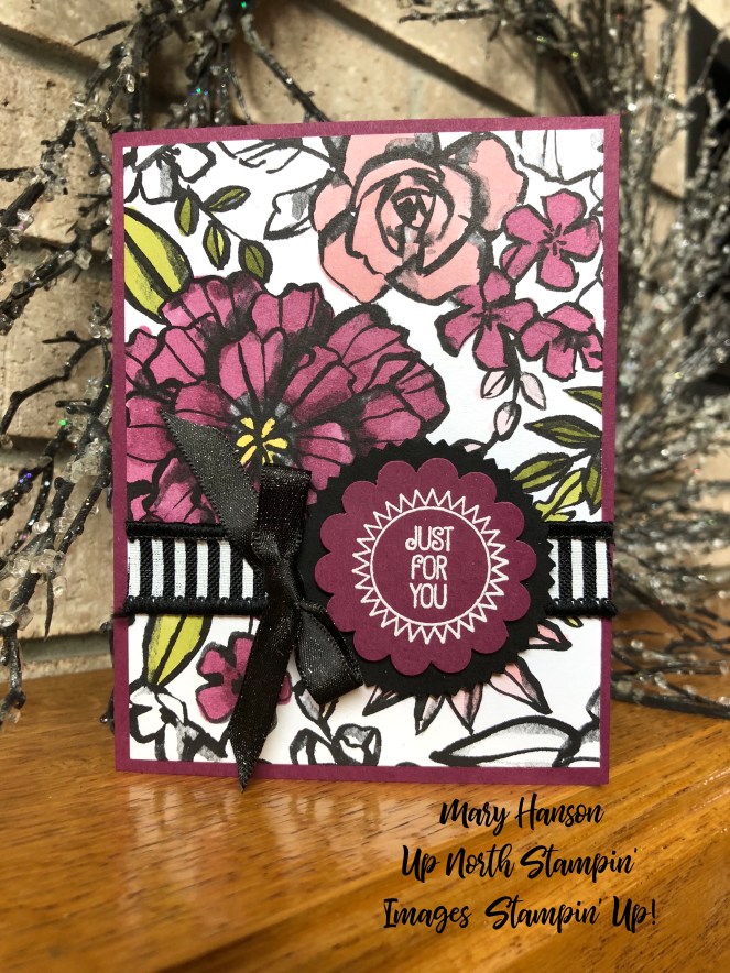 Petal Passion Designer Series Paper - Stampin' Blends - What a Day - Mary Hanson - Up North Stampin'