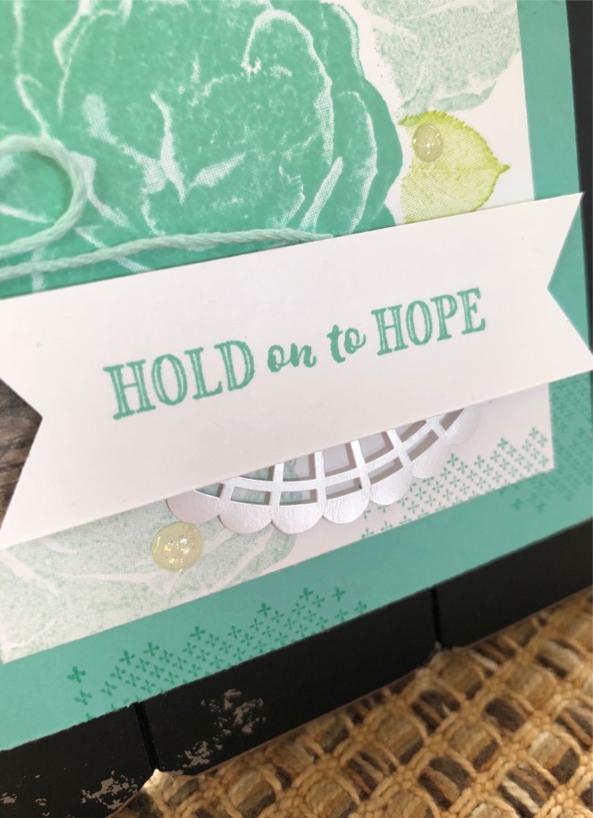 Healing Hugs Close Up - Cross of Hope - Up North Stampin' - Mary Hanson