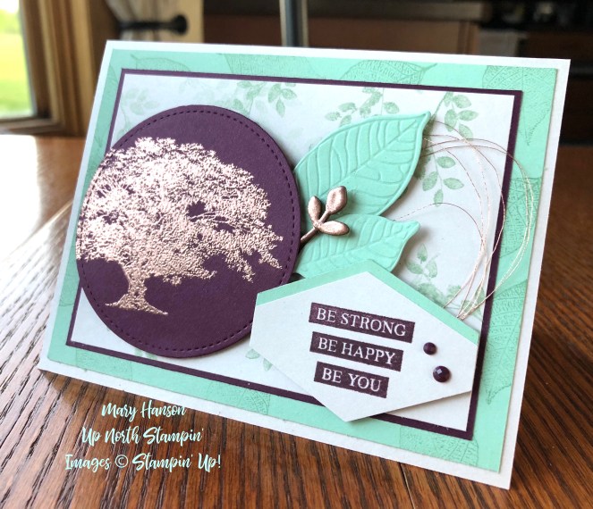 Rooted in Nature Bundle - Copper Embossing Powder - Mint Macaron - Blackberry Bliss - Copper Thread - Mary Hanson - Up North Stampin'