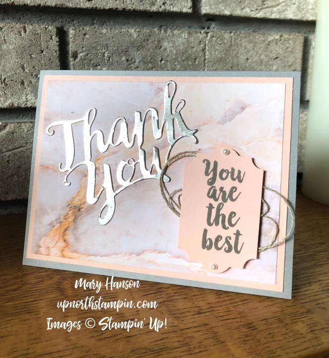 A Big Thank You 2 - Mary Hanson - Up North Stampin' - Stampin' Up!