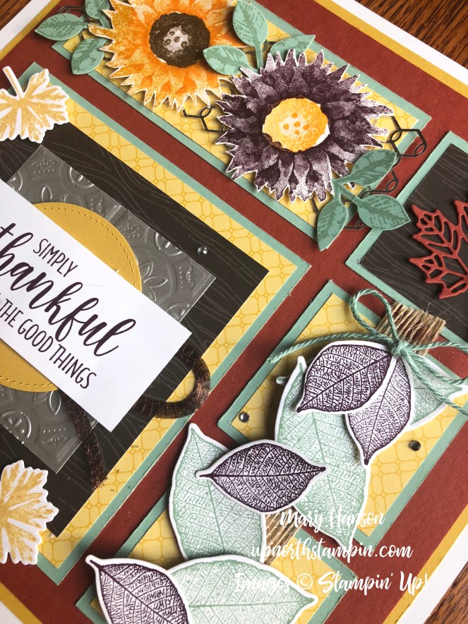 Close up Autumn Sampler 2018 - Mary Hanson - Up North Stampin'
