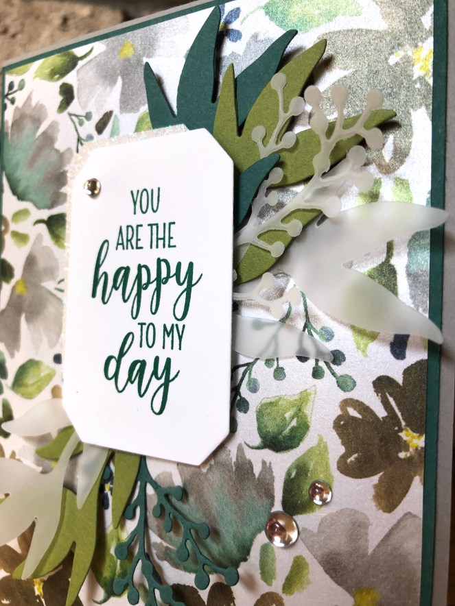 Close Up Frosted Floral Suite - Frosted Floral Specialty Designer Series Paper - Mary Hanson - Up North Stampin'