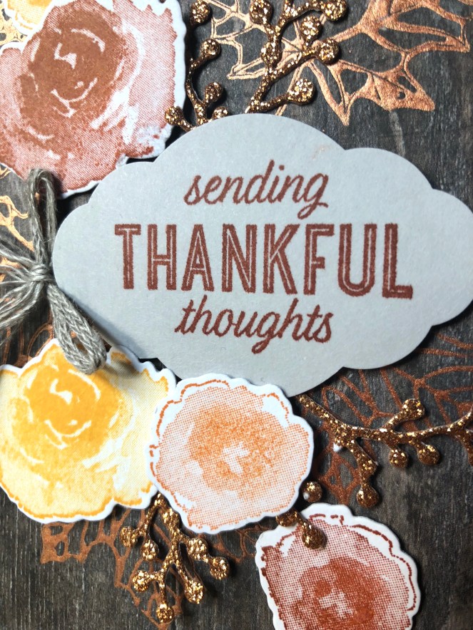 First Frost Close Up - Bright Copper Shimmer Paint - Filagree - Mary Hanson - Up North Stampin' - Stampin' Up!