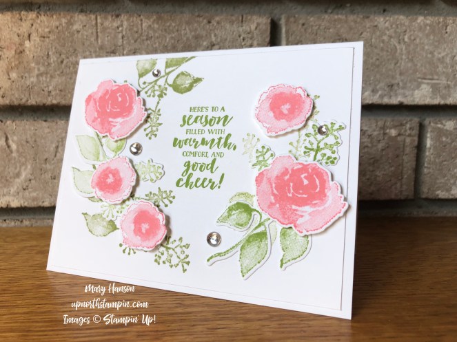 Frosted Floral Suite - Flirty Flamingo - Granny Apple Green - Mary Hanson - Up North Stampin'