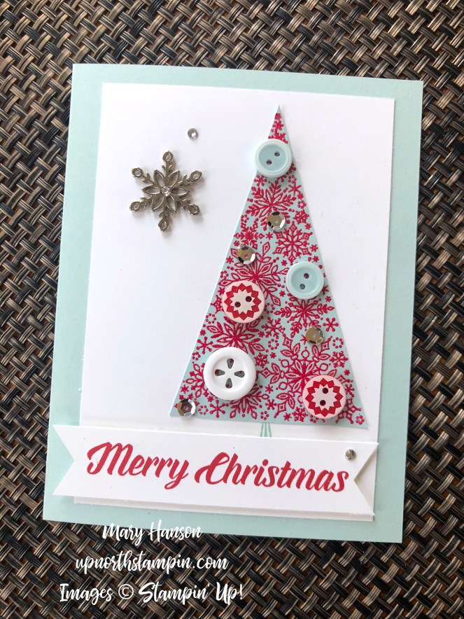 Nordic - Snow is Glistening - Snowflake Trinkets - Timeless Tidings - Mary Hanson - Up North Stampin'