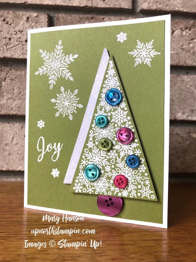 Snow is Glistening - White Embossing Powder - Mary Hanson - Up North Stampin' - Stampin' Up!