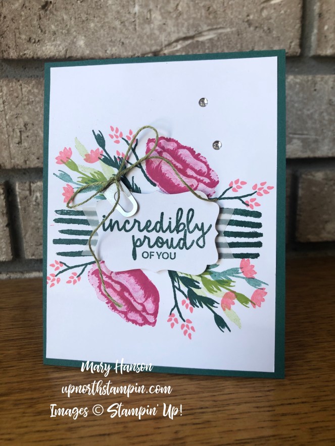 Incredible Like You - Tranquil Tide - Mary Hanson - Up North Stampin'