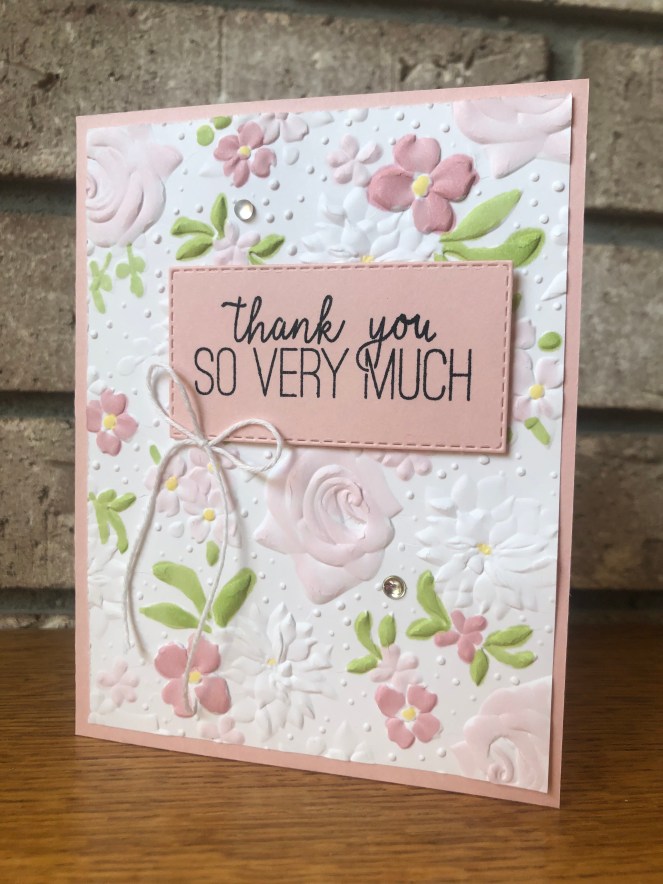Stampin' Blends - Butterfly Gala - Country Floral Textured Impressions Embossing Floral - Mary Hanson - Up North Stampin'