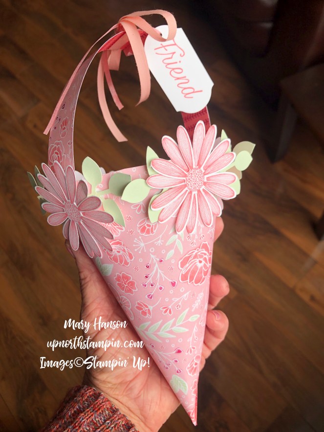 May Basket 1 - Daisy Lane - Mary Hanson - Up North Stampin' - Stampin' Up!