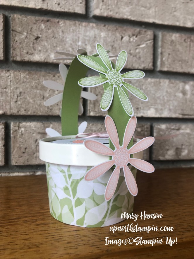May Day Baskets 2 - Daisy Lane - Floral Romance Designer Series Papers - Up North Stampin' - Mary Hanson