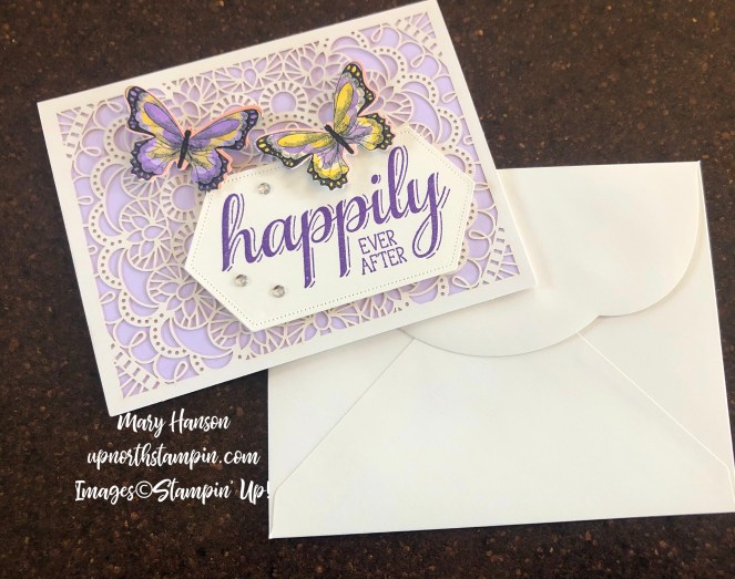 Bird Ballad Laser-Cut Cards &amp; Tin - Botanical Butterflies Designer Series Paper - Purple Posy - Mary Hanson - Up North Stampin'