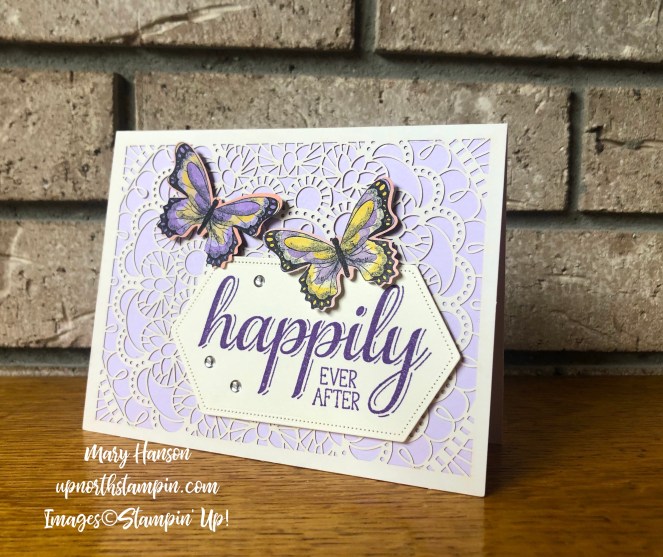 Botanical Butterfly Designer Series Paper - Bird Ballad Laser-Cut Cards &amp; Tin - Mary Hanson - Up North Stampin'