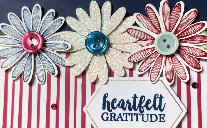 Close Up Medium Daisy Punch - A Big Thank you - In Color 2018-20 Designer Series Paper - Mary Hanson - Up North Stampin' copy