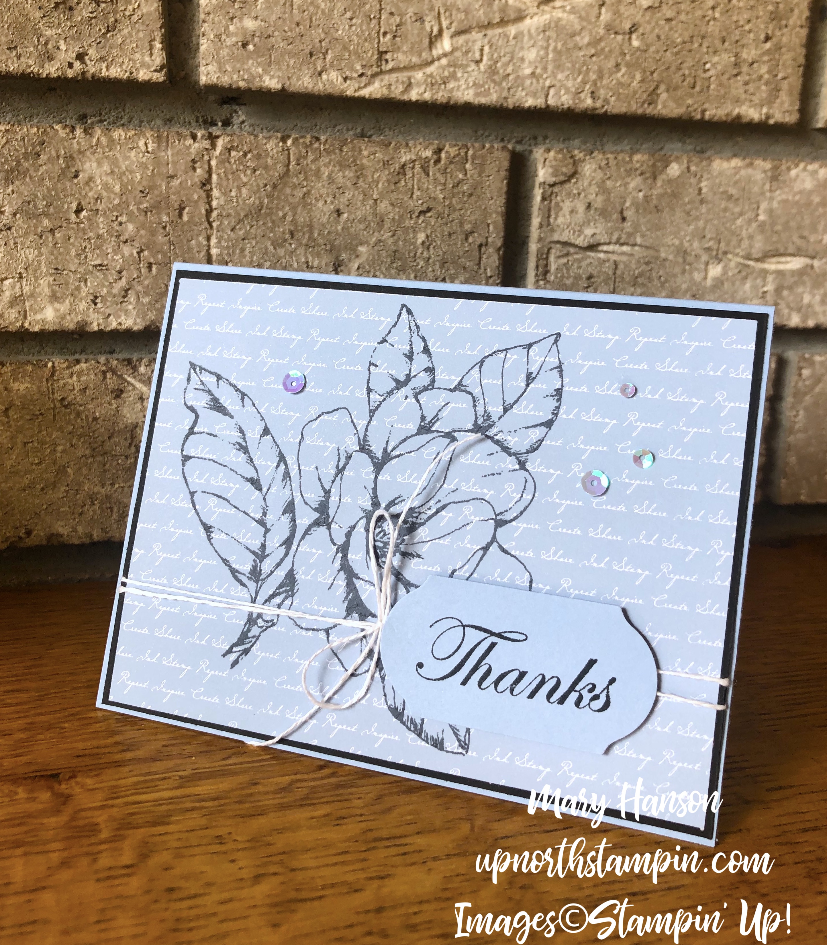 Magnolia - Daisy Lane - 2019-21 In Colors Designer Series Paper - Seaside Spray - Timeless Label Punch - Mary Hanson - Up North Stampin'
