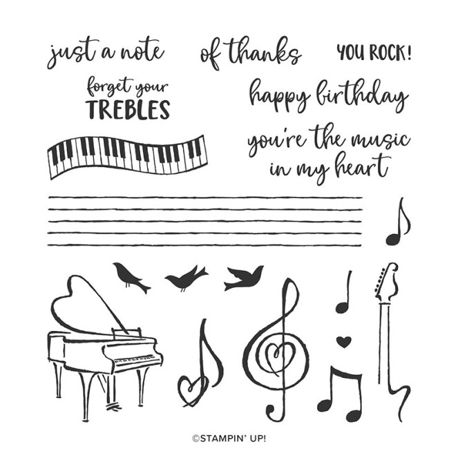 Music from the Heart Stamp Set