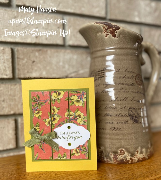 Botanical Prints - Portrait - Daffodil Delight - Old Olive - Mary Hanson - Up North Stampin'