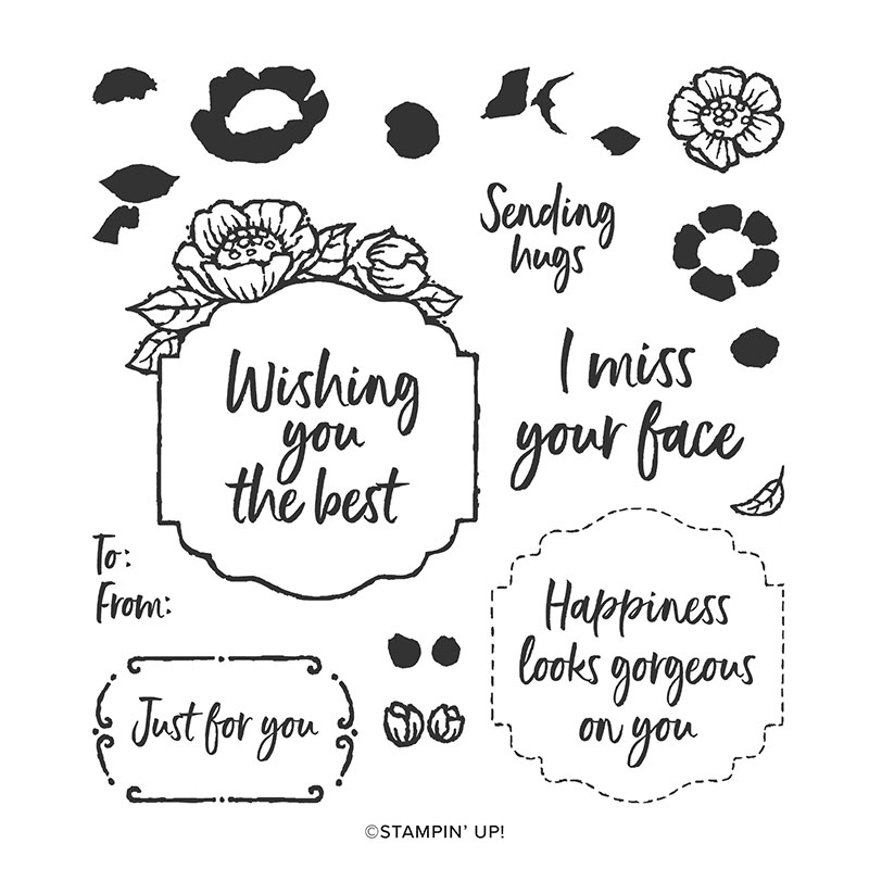Tags in Bloom Stamp set