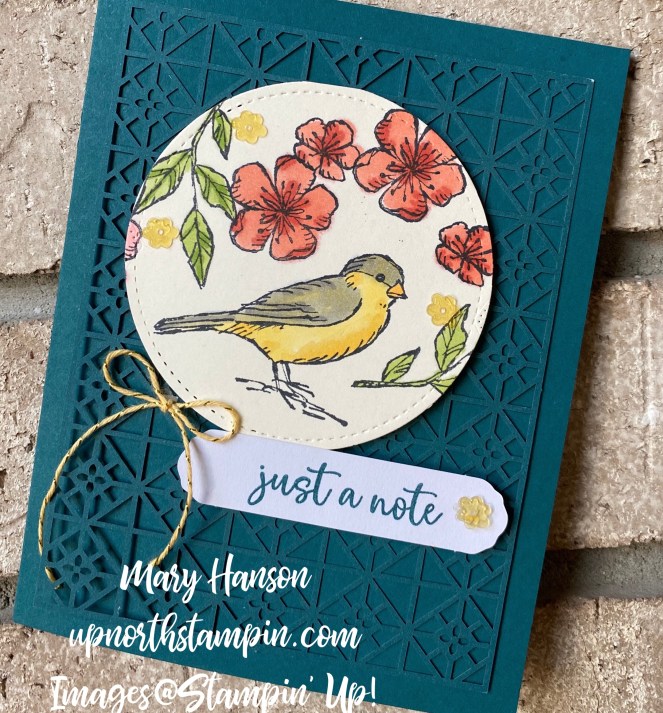 Botanical Prints Medley - Close - Bird Ballad Suite - Music From the Heart - Mary Hanson - Up North Stampin' copy