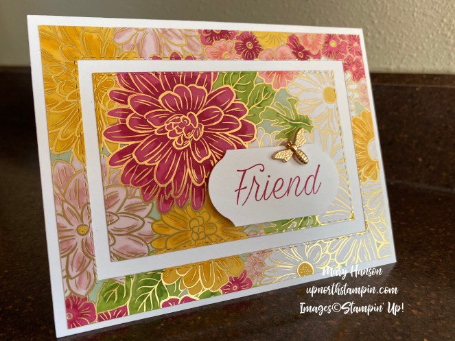 Ornate Garden Designer Series Paper - Stampin' Blends - Daisy Lane - Mary Hanson - Up North Stampin'