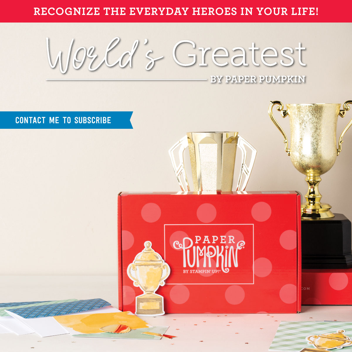 WORLD’S GREATEST! Stampin’ Up! August Paper Pumpkin Kit! – Up North ...