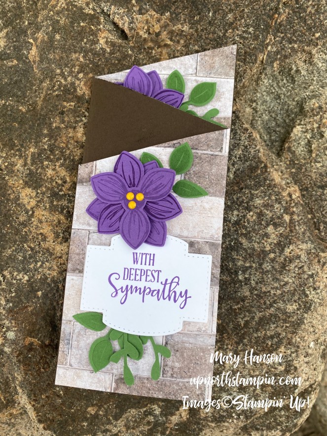 Floral Essence - In Good Taste DSP - Rock Folded - Peaceful Moments - Mary Hanson - Up North Stampin'
